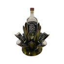 Mexican Tequila Decanter Set | Agave Metal Bar Display
