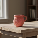 Pink Talavera Mug | Authentic Handmade Mexican Clay Jarrito
