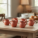 Pink Talavera Mug | Authentic Handmade Mexican Clay Jarrito