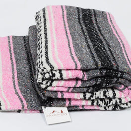 Light Pink Mexican Falsa Blanket