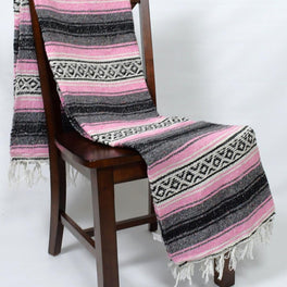 Light Pink Mexican Falsa Blanket