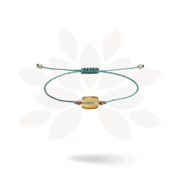 Erika Single Amber Pull String Friendship Bracelet - Mexico