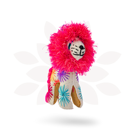 Milo the Lion: Repurposed Wool Boho Decor - Mexico