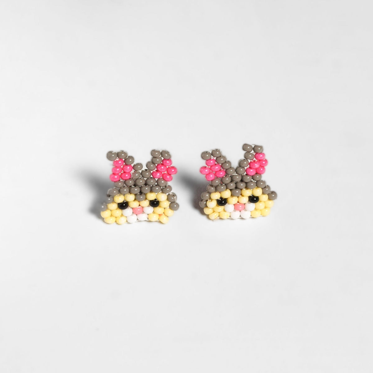 Safari Seed Bead Animal Stud Earrings - Mexico