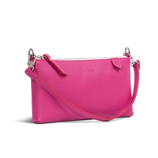 Elia Convertible Leather Bag – Clutch, Shoulder & Crossbody
