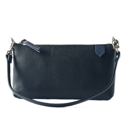 Elia Convertible Leather Bag – Clutch, Shoulder & Crossbody