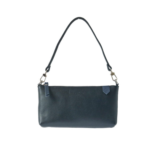Elia Convertible Leather Bag – Clutch, Shoulder & Crossbody