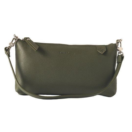 Elia Convertible Leather Bag – Clutch, Shoulder & Crossbody