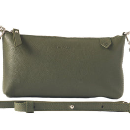 Elia Convertible Leather Bag – Clutch, Shoulder & Crossbody