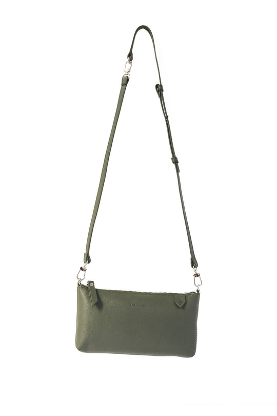 Elia Convertible Leather Bag – Clutch, Shoulder & Crossbody