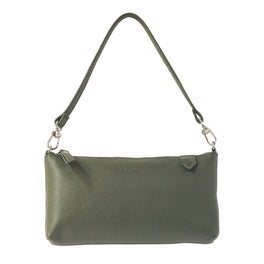 Elia Convertible Leather Bag – Clutch, Shoulder & Crossbody