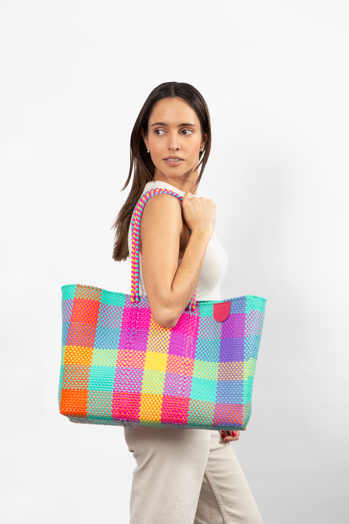 Fiesta Woven Super Tote