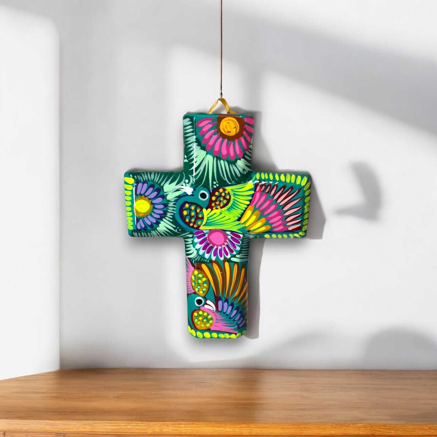 Guerrero Hand-Painted Cross Wall Art | Décor