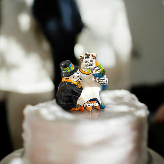 Talavera Wedding Cake Topper | Handcrafted Decor
