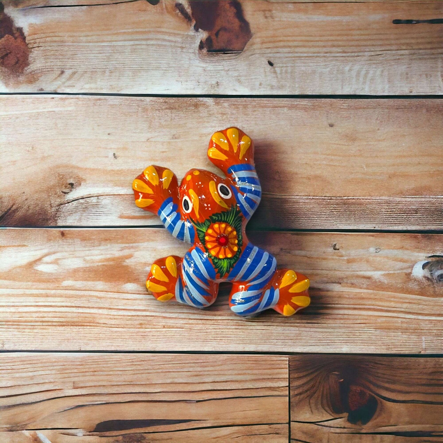 Handmade Guerrero Frog Wall Art | Mexican Décor