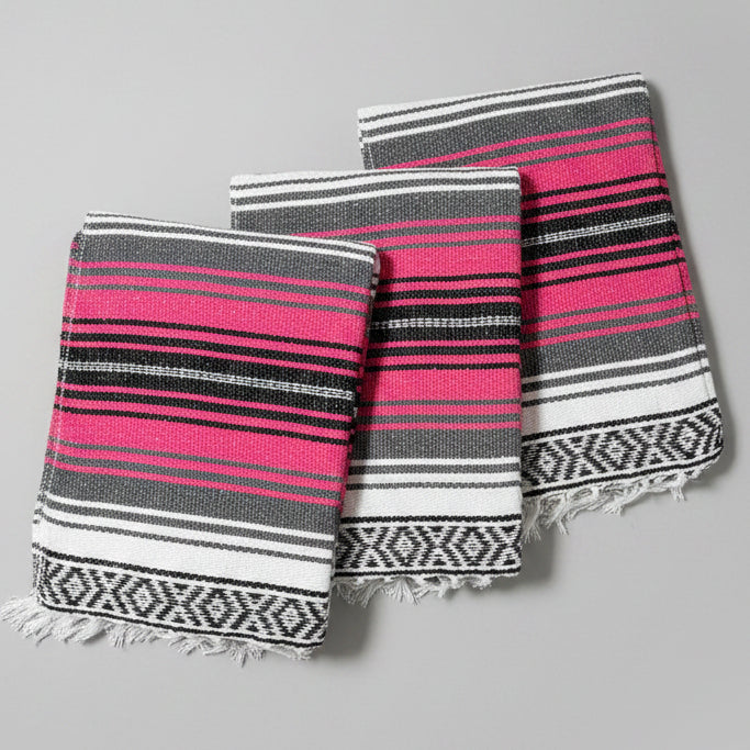 Pink Mexican Falsa Blankets