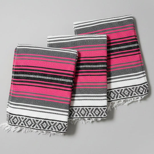 Pink Mexican Falsa Blankets