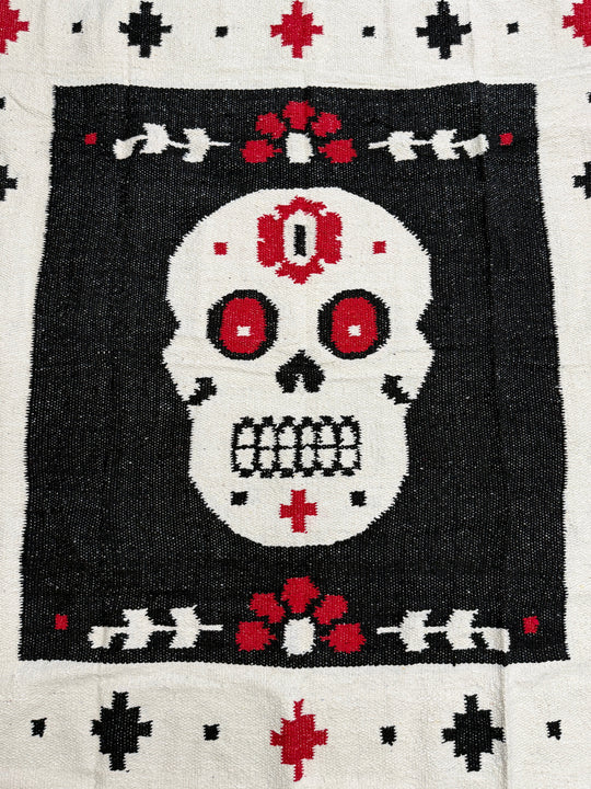 Day of The Dead Mexican Blanket | Dia de los Muertos