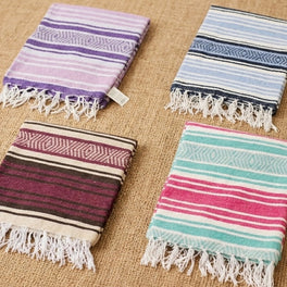 Saltillo Falsa Blanket - Cotton & Recycled Fiber