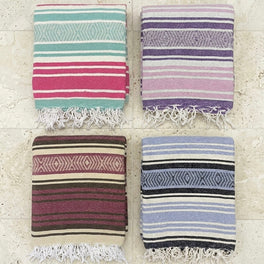 Saltillo Falsa Blanket - Cotton & Recycled Fiber