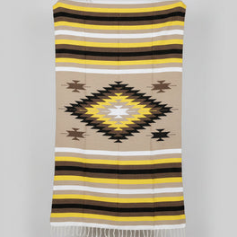 Classic Brown & Gold XL Diamond Blanket