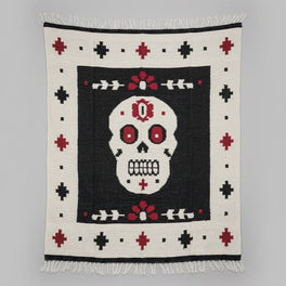 Day of The Dead Mexican Blanket | Dia de los Muertos