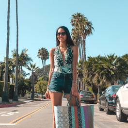 Maya Woven Super Tote