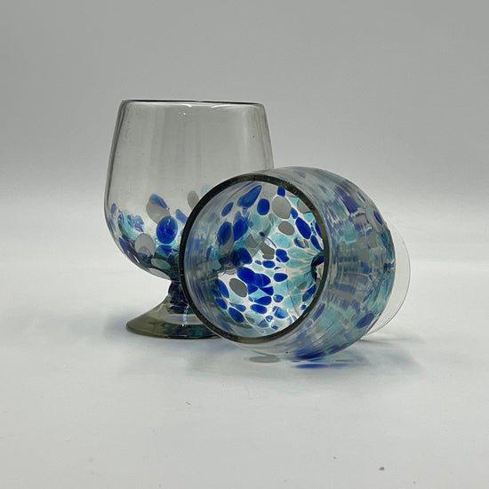 Ice & Snow Cognac Snifter Glasses | Handblown Mexican Glassware
