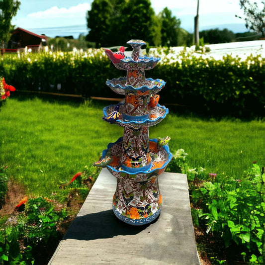 Large Talavera Fountain | Mexican Artwork