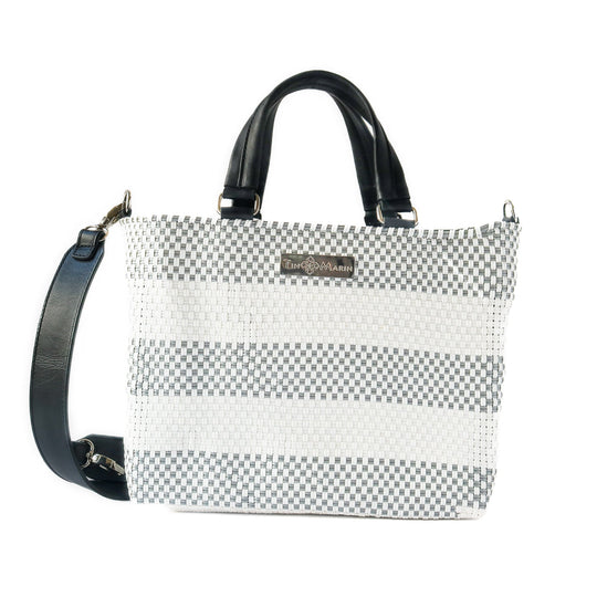 Lolo Medium Woven Crossbody Drawstring Bag