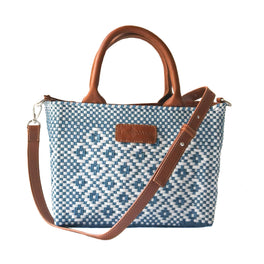 Marine Small Woven Crossbody Bag