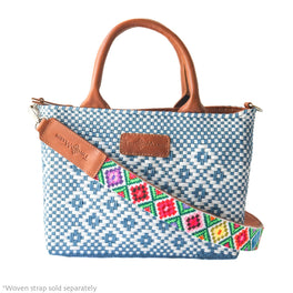 Marine Small Woven Crossbody Bag