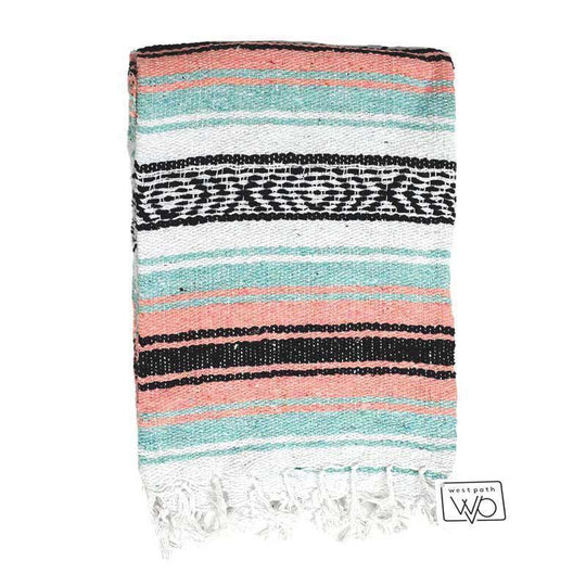 Mint & Peach Falsa Blanket