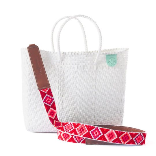 Paloma Medium Woven Resort Crossbody Bag