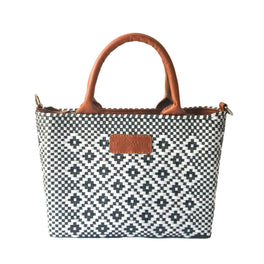 Panda Small Woven Crossbody Bag