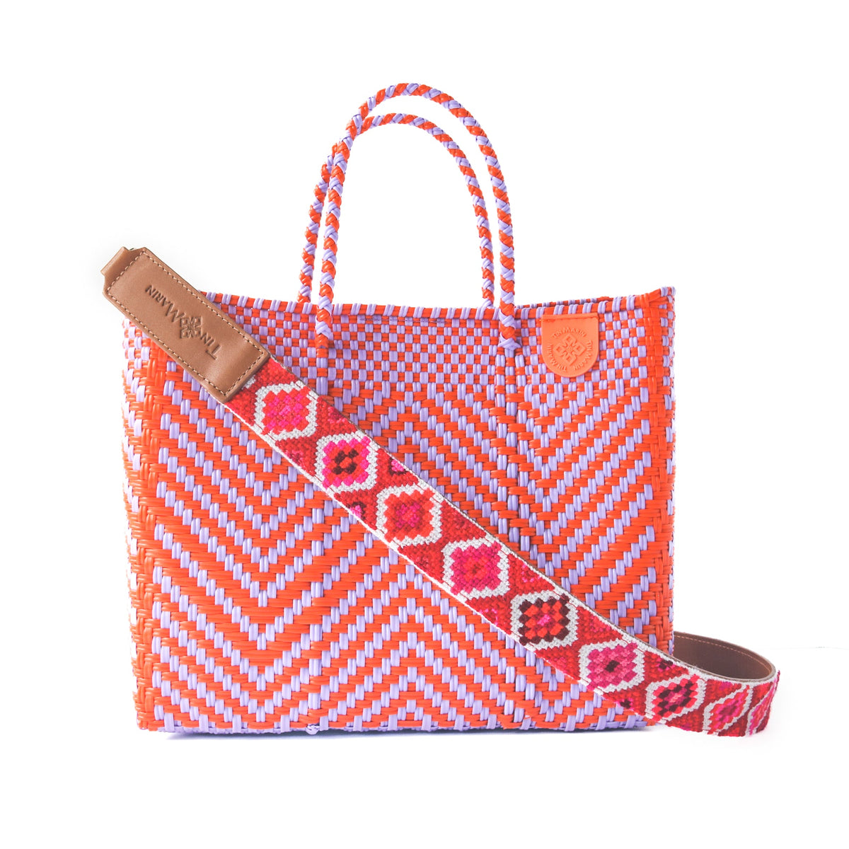 Positano Medium Woven Resort Crossbody Bag