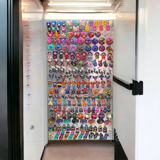 Mexican Talavera Magnets - Set of 3