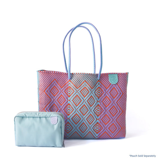 Sunset Woven Super Tote