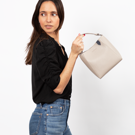 Yaya Leather Bucket Bag