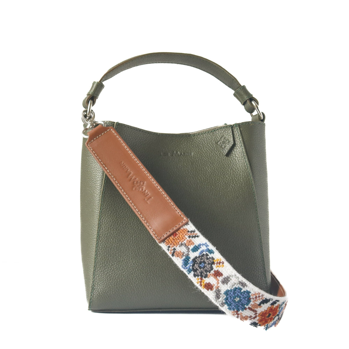 Yaya Leather Bucket Bag