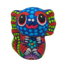 Alebrije Axolotl Figurine | Hand-Painted Mexican Folk Art in vibrant colors featuring intricate details.
