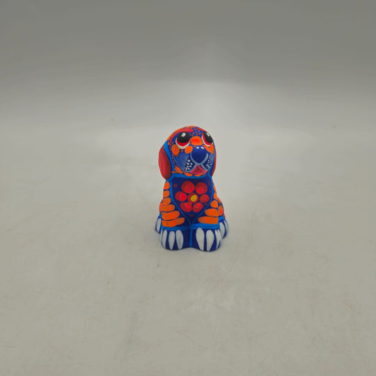 Alebrije Dog Figurine — TGH-6749; actual product against its original background.