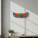 Alebrije Heart Wall Art - lifestyle product view 2