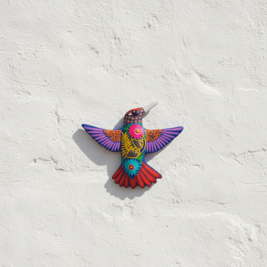 Alebrije Hummingbird Wall Art - lifestyle product view 2