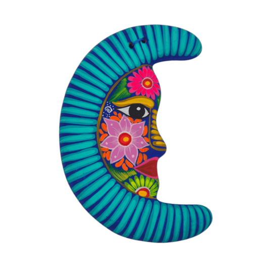 Alebrije Moon Wall Art - white background product view 4