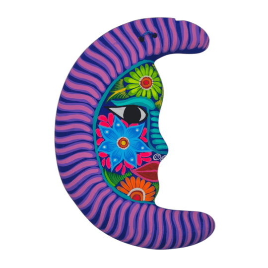 Alebrije Moon Wall Art - white background product view 5