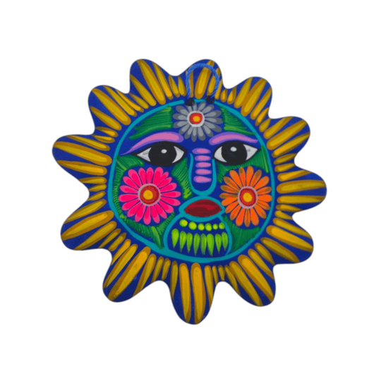 Alebrije Sun Wall Art - white background product view 6