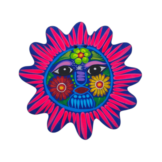 Alebrije Sun Wall Art - white background product view 3
