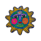 Alebrije Sun Wall Art - white background product view 4