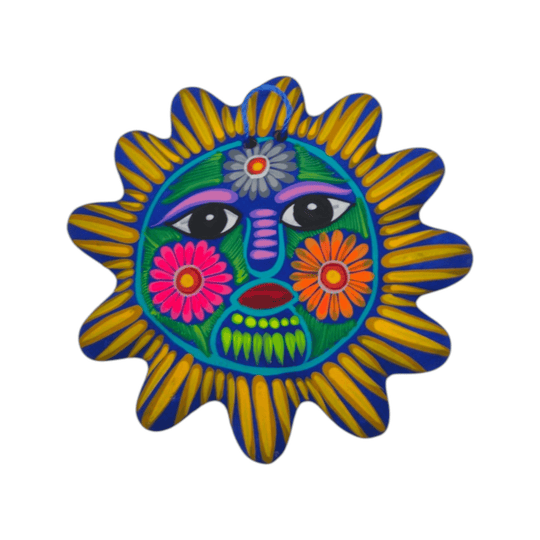 Alebrije Sun Wall Art - white background product view 4